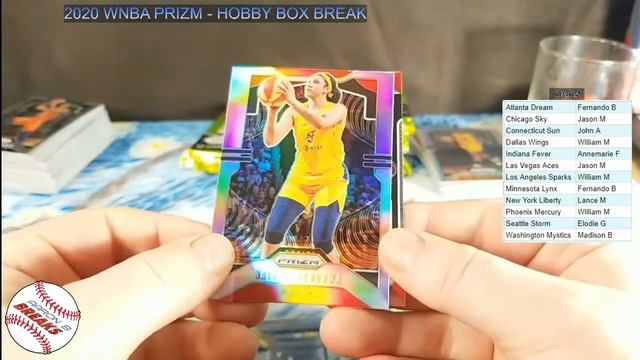 2020 WNBA Prizm - Womens Basketball - Single Hobby Box BREAK - 1-10-21 смотреть онлайн