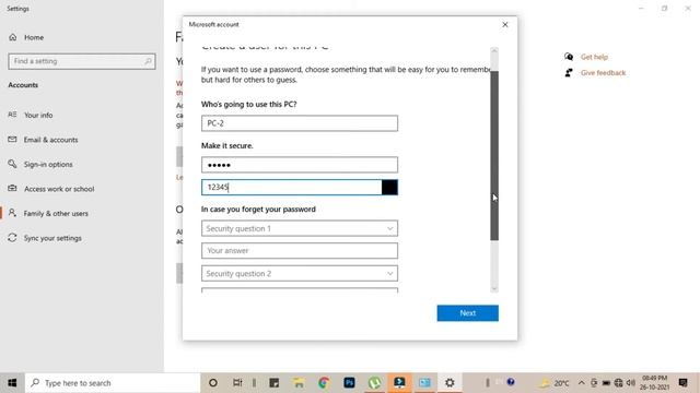 How to create new user account on windows 10 Hindi смотреть онлайн