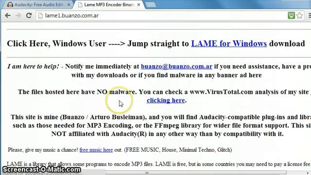 Install Audacity Lame Encoder for .mp3 export смотреть онлайн