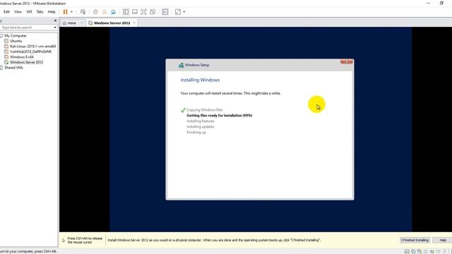 Install Windows Server 2012 R2 on VMware Workstation смотреть онлайн