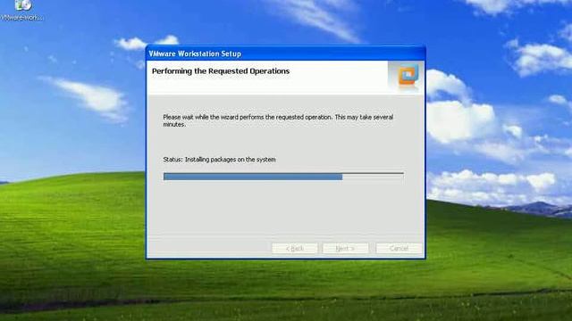 Installation de VMware Workstation 7 sous Windows XP смотреть онлайн