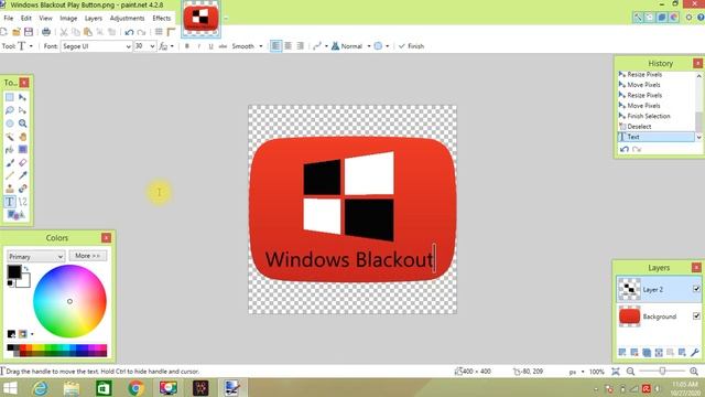 How to make Windows Blackout Play Button смотреть онлайн