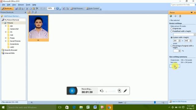 How to resize image using Microsoft Office Picture Manager смотреть онлайн