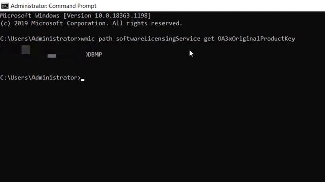 How to Find Windows 10 Product Key? Command Prompt (CMD) 2020 смотреть онлайн