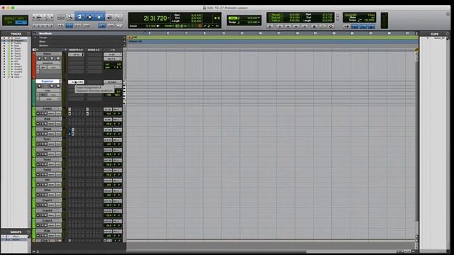 Recording Audio and MIDI with a Roland TD-27 Module in Pro Tools смотреть онлайн