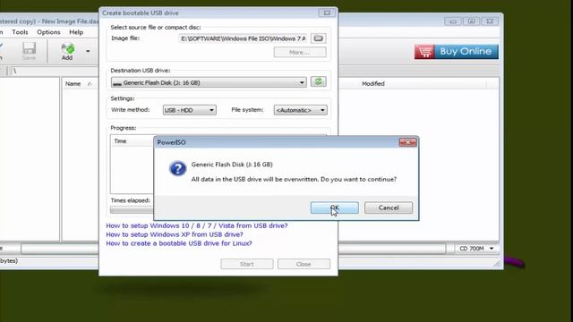 How To pen drive Bootable Power iso смотреть онлайн