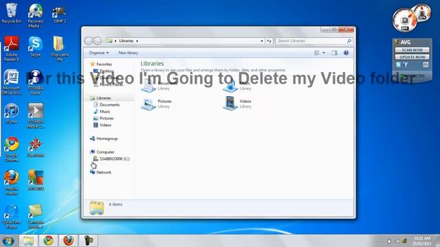 Tutorial - How to Restore your Default Library Folders in Windows 7 смотреть онлайн
