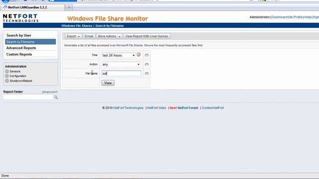Windows File Share Monitor смотреть онлайн