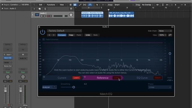 Logic Pro X - Matching EQ: Make different sounds similar (eng) смотреть онлайн