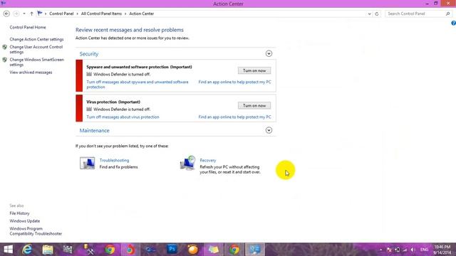 How to Turn On And Turn Off Window Defender In Window 8 or 8 1 смотреть онлайн