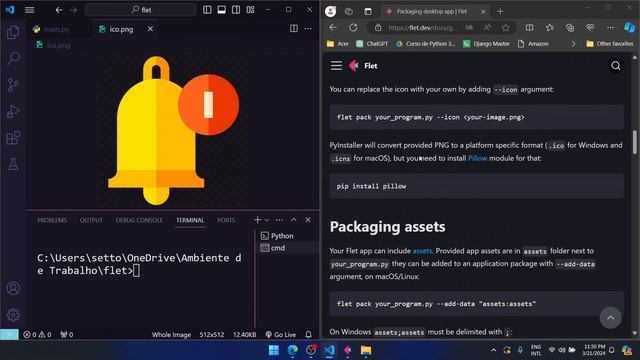 Como transformar o meu código Flet em executavel? #python #flet смотреть онлайн
