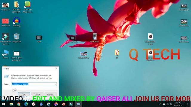 MICROSOFT WINDOWS 10 AUTO SHUTDOWN COMMAND | Q TECH смотреть онлайн