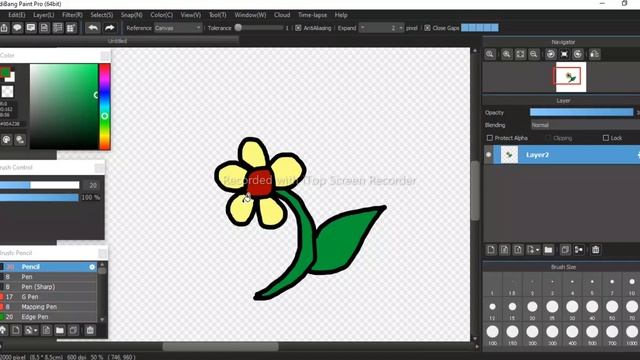 Medibang paint pro introduction class 1||How to draw in medibang paint pro|| How to use brush tool смотреть онлайн