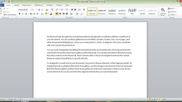Microsoft Word : How To Change Display Of A Document & Zoom In / Zoom Out смотреть онлайн