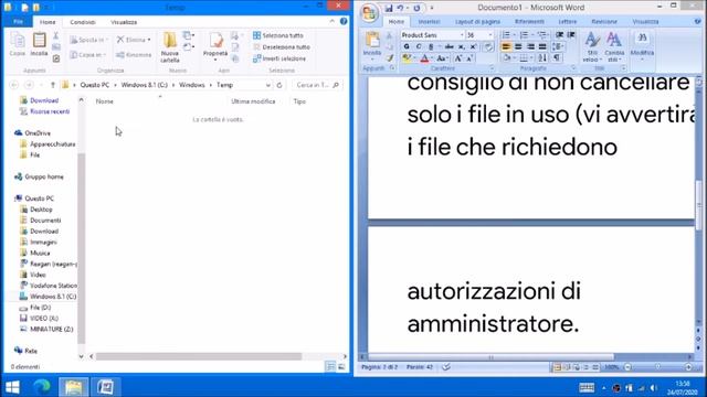Pulire i file temporanei смотреть онлайн