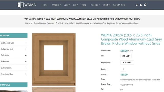 China WDMA Brown Aluminum Windows смотреть онлайн