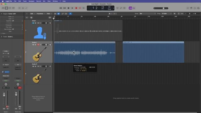 Logic Pro #69 - Double-Tracking Acoustic Guitar, Recording Levels & Comping смотреть онлайн