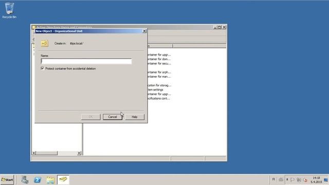How to create an organisational unit AKA OU in AD in Windows server 2008r2 смотреть онлайн