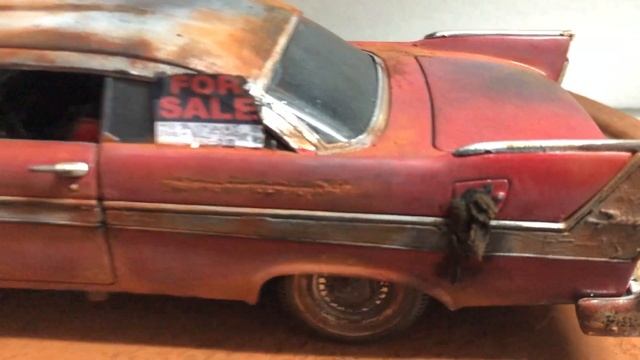 Motor Max Plymouth Fury Christine Movie car 1/18 diecast CUSTOM ONE - OFF смотреть онлайн