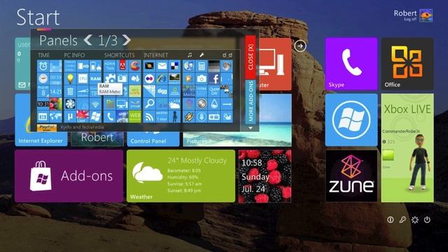 Windows 8 UI (Theme) on Windows 7 смотреть онлайн