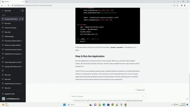 Python PyQt5 passing class variables without re opening window смотреть онлайн