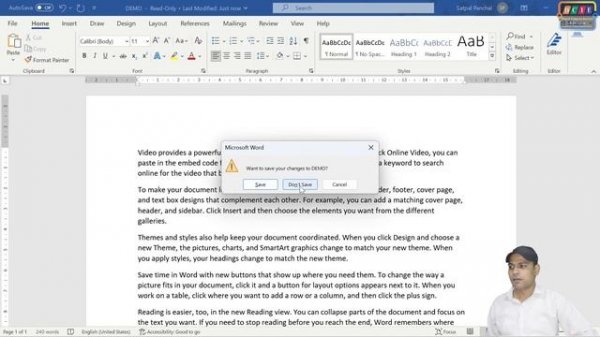 Complete File Tab Of MS Word 2021 | Complete Course of MS Word 2021
