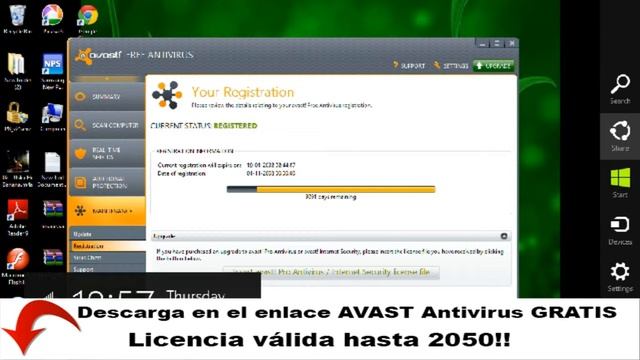 Avast Free Antivirus Mas licencia hasta 2050 смотреть онлайн