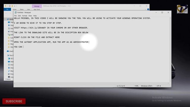 HOW TO ACTIVATE YOUR WINDOWS OPERATING SYSTEM IN 2020 FOR A LIFETIME FOR FREE. "DO IT YOURSELF" смотреть онлайн