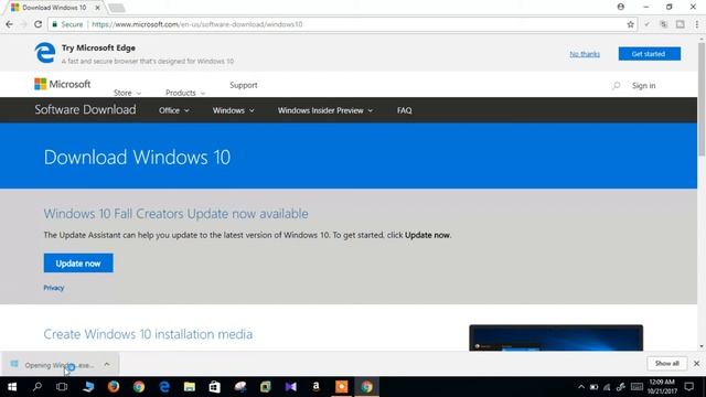 How to Install Windows 10 Fall Creators Update смотреть онлайн