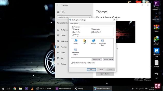 Missing Desktop icon Windows 10 ( This PC, Control Panel, User, Network, Recycle Bin) Fix смотреть онлайн