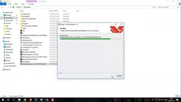 Install Visual paradigm.