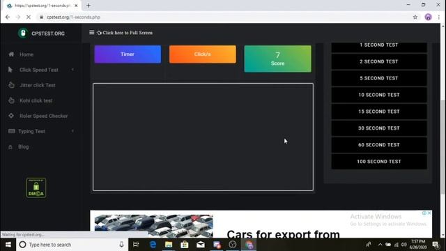 How to Check ur cps (clicks per second) смотреть онлайн