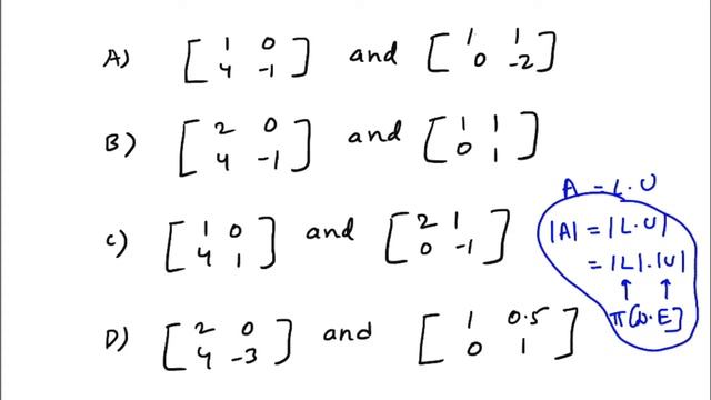 Trick to solve MATRICES GATE questions in 5 SEC смотреть онлайн