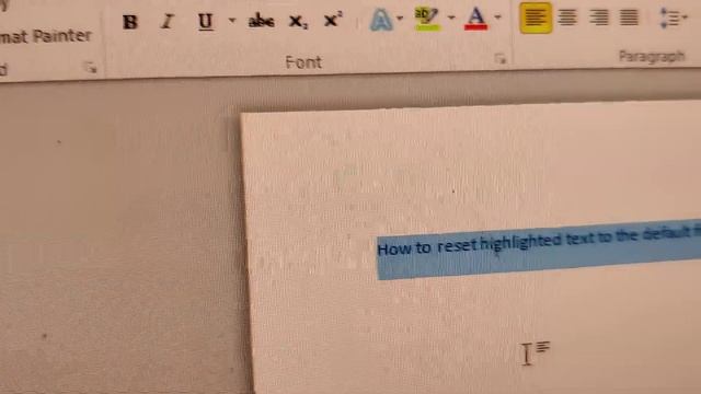 how to reset highlighted text to default font in windows word смотреть онлайн