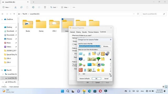 How To Change The Icon Of Any Folder Works In All Windows смотреть онлайн