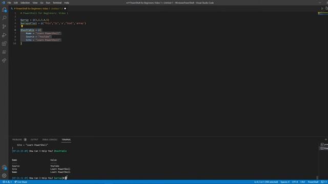 PowerShell for Beginners: Video 1 (Cmdlets and Object Types) смотреть онлайн