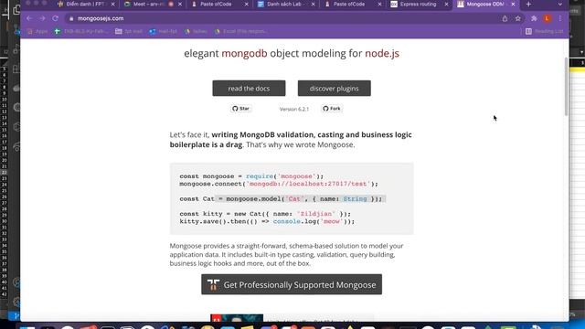 Connect Database Mongo With Mongoose, Crud User