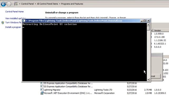 Uninstall DeliverPoint смотреть онлайн