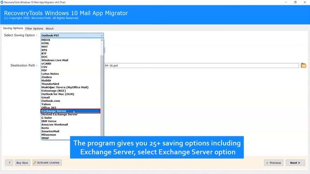 Migrate Windows 10 Mail To Exchange Server