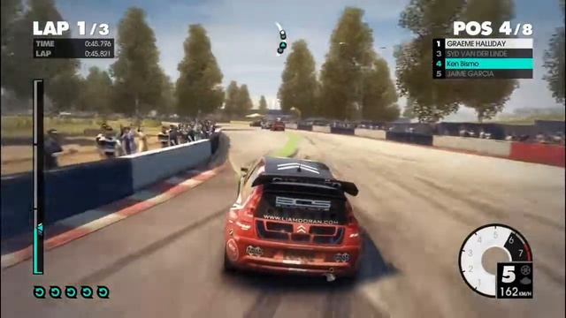 DiRT 3 Citroen C4 Rallycross Hansen Motosport Doran Rallycross LA Coliseum Exposition Drive PC Ga смотреть онлайн