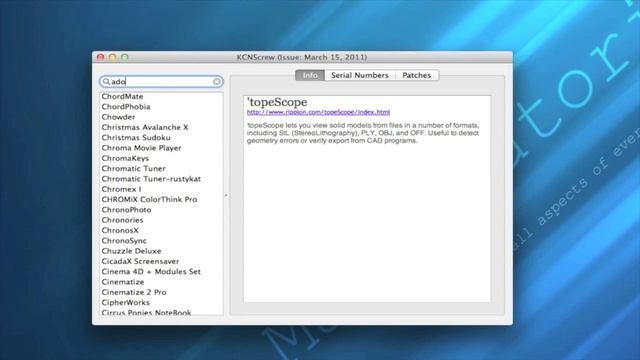 OSX: App overview - KCNScrew - Get Mac apps for FREE смотреть онлайн