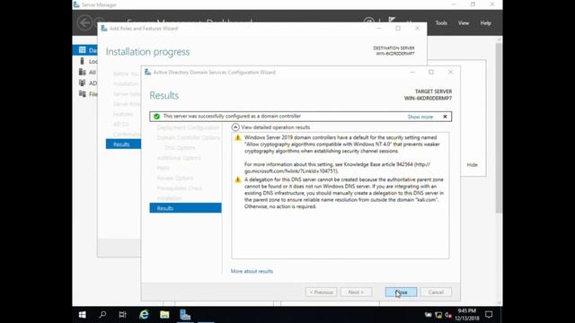 How To Install ADDS Role In Windows Server 2019 смотреть онлайн