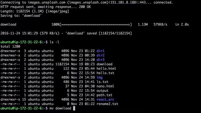 Linux - file download : wget смотреть онлайн