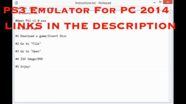 PS3 Emulator For PC 2014 смотреть онлайн