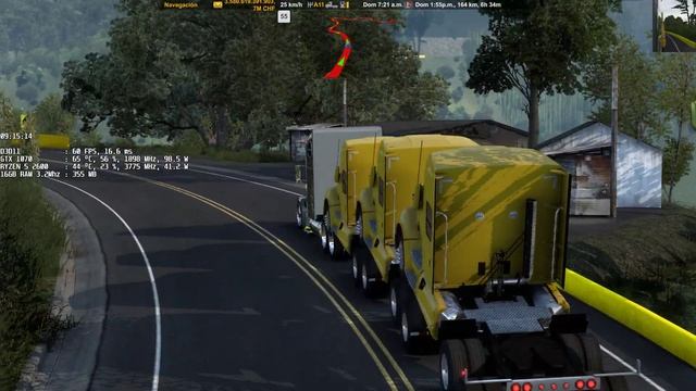 American Truck Simulator // Freigtliner fld120 Real map 1.46 смотреть онлайн