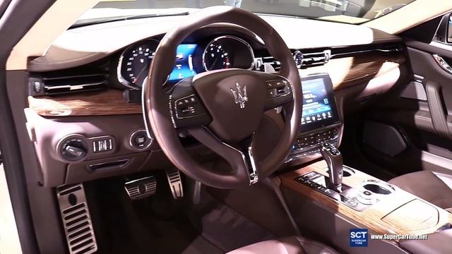 2019 Maserati Quattroporte SQ4 - Exterior and Interior Walkaround - 2019 New York Auto Show смотреть онлайн
