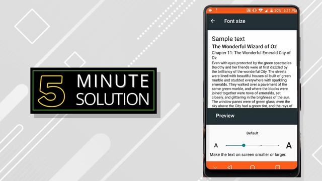 How to change font size on android phone 2024 смотреть онлайн
