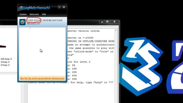 How to create Minecraft Server [ 1.2.4 ] [ Hamachi ] смотреть онлайн