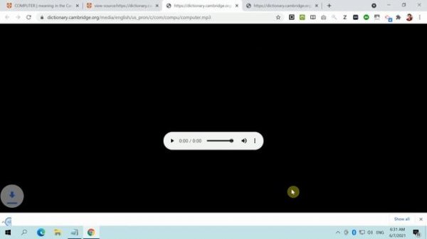 How to download sound from Cambridge and Oxford dictionary- new