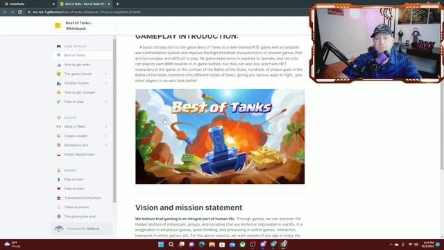 Best of Tanks, tank-themed P2E NFT game on BNB network. смотреть онлайн